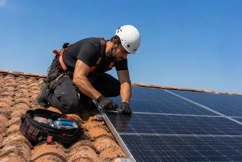 Maintenance et monitoring de panneaux solaires à Fontanès